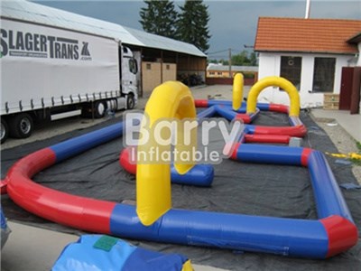 Cheap Adult Kids OEM Inflatable Tracks Karting Track 20x7m BY-IG-050
